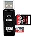 Price comparison product image High Speed USB 3.0 - SD / SDHC and Micro SD Memory Card Reader / Writer for Sony, Panasonic, Canon, Fujifilm, Olympus, Pentax, Kodak, JVC, Minolta, Samsung, Nikon, Casio, BenQ and GE Digital Cameras - Supports Windows and Mac - Backward USB Compatible