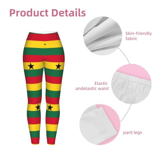 Leggings de Ghana para mujer: mallas de compresión suave para gimnasio 6