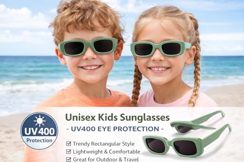 Image of ALNA-TURA Sunglasses For Boys & Girls, Goggles For Kids, Stylish Modern Yellow UV Protectd Shades Glasses, Birthday gift sunglasses kids, Cool trendy kids shades (Age 3 To 10)