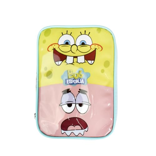 DAC - Estojo Baú Grande PVC Cristal - Bob Esponja
