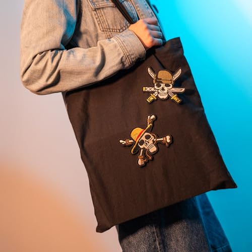 Parches ropa Termoadhesivos One Piece - 3 Pegatinas para la ropa | One Piece Merchandising Regalos para Fans del Manga y Anime | Accesorio mochila crossfit, militar, disfraz pirata… - imagen 7