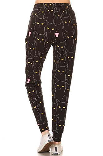 Image of Leggings Depot Premium Jogger Women's Popular Print High Waist Track Pants(S-XL)