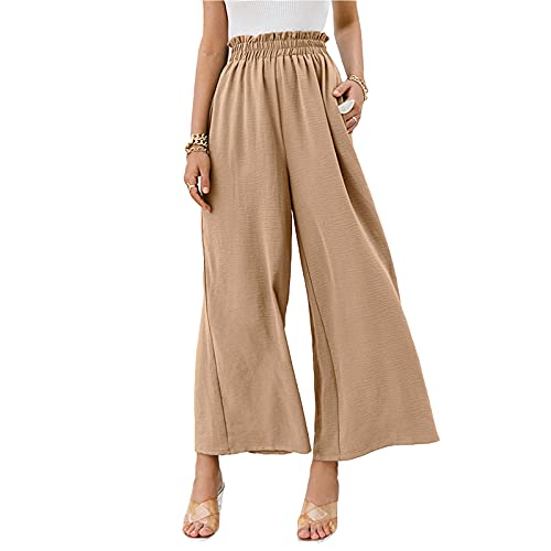 MUNDIDO Sommerhose Damen Jogginghose Freizeithose Hose Büro Pants Elegant Cover