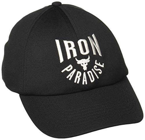 Casquette Project Rock Under Armour femme ajustable en coton noir