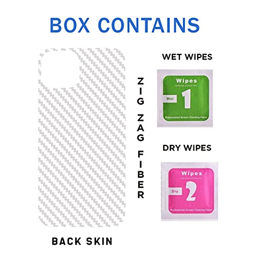 Image of BERRIES (Pack of 2) BACK LAMINATION SKIN COMPATIBLE FOR MICROMAX IN NOTE 2 || 3D CARBON FIBER ULTRA- THIN PROTECTIVE FILM (TRANSPARENT) WITH EASY INSTALLATION KIT