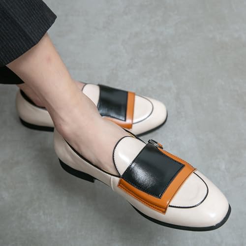 Men’s Luxury Monk-Strap Loafers - Italian Calfskin, Silver Plated Buckles, Certified Memory Foam, Suede Lining - Versatile for Business Meetings & Cigar Evenings3