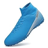 Roniluu Men Football Cleats,Women's Turf Soccer Shoes Indoor Outdoor Breathable Football Boots Youth Training Sneakers