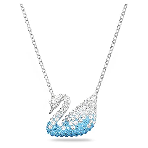 Swarovski, Swan Necklace Medium, Blau, One Size