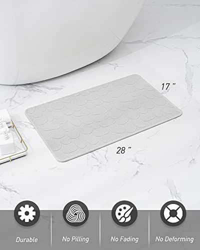 Cocoer Non Slip Bath Mat Super Absorbent Cobblestone Bathroom Rugs thumb #7