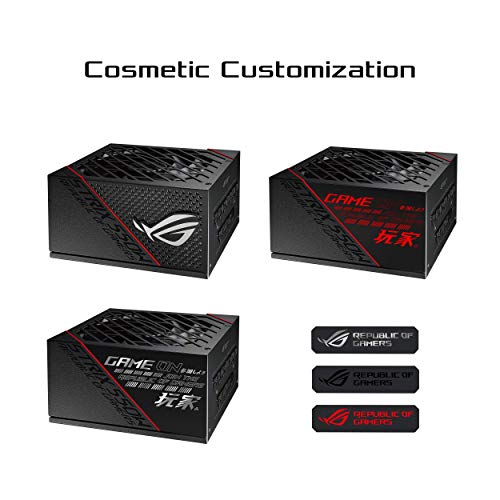 Image of ASUS ROG Strix 550W Gold PSU, Power Supply (ROG heatsinks, Axial-tech Fan Design, Dual-Ball Fan Bearings, 0dB Technology, 80 Plus Gold Certification, Fully Modular Cables, 10-Year Warranty)