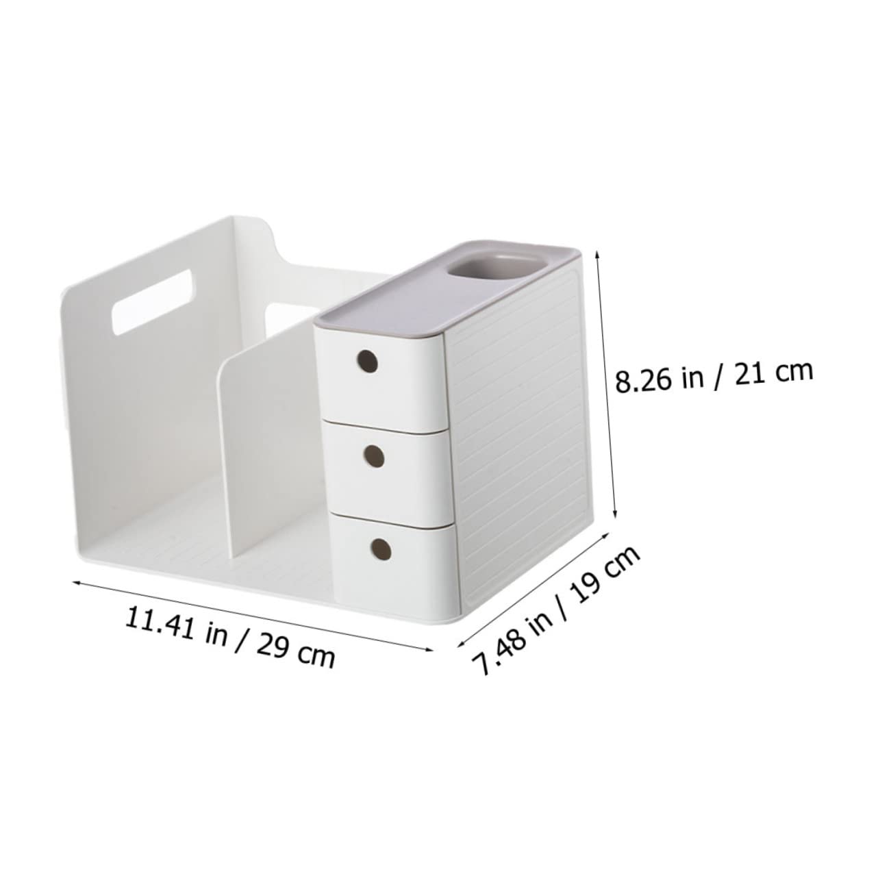 Organizzatore da Scrivania Ufficio in Plastico Scomparti