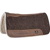 Fleece-Unterseite Classic Equine Sattelunterlage aus Filz mit Fleece-Unterseite, 1,9 cm dick, 76,2 x 76,2 cm