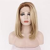 El cabello es brillante natural suave al tacto ... Así que la sensación y los movimientos son como personas reales.