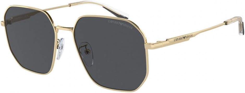 EMPORIO ARMANI EA2154D 57MM Pilot Sunglasses For Men +BUNDLE with ACCESSORY EYEWEAR KIT