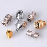 AW 7X Adaptor Kit Connector Set for Compressor Airbrush Air Hose Fitting Tattoo Nail Makeup Art