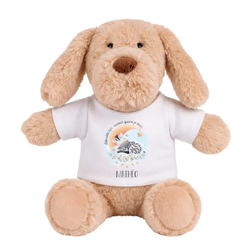 Nouveau né doudou chien Matheo Planetee sommeil