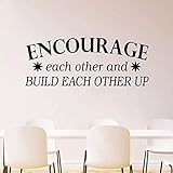 AnFigure Office Wall Decals, Inspirational Wall Decals, Teamwork Motivational Quotes Women Success...