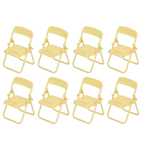 Simpatico Porta Cellulare Supporto per 30 Pezzi Mini Forma di Sedia per Multifunzione Color Caramella Pieghevole per Telefono