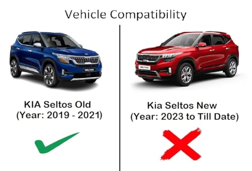 Image of Auto Hub Car Window Sunshade /Curtains Compatible with Kia Seltos Old- Pack of 4, Seltos Sun Shade