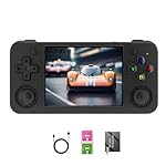 RG35XX H, Anbernic Retro Handheld Gaming Console with 64GTF Card, Dual Joystick Design 3.5-inch HD Screen Lasts up to 8 Hours High-Capacity Battery for Better Experience (64G Black)