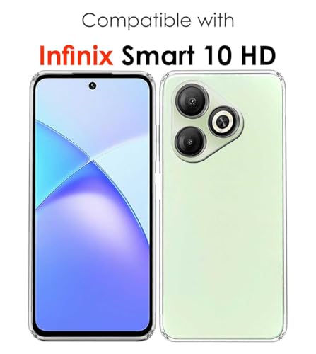 Image of Soft Silicone TPU Flexible Back Cover Compatible with Infinix Smart 10 HD