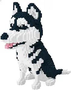 Dog Husky Micro Building Blocks Set(2524PCS) Gift for Adults and Kids