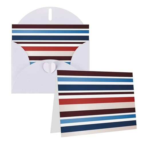 Cartes de vœux vierges rouge bleu blanc gris pour anniversaire mariage remerciement