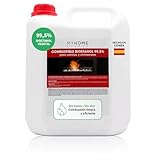 Bioetanol 99,5% Origen Vegetal 5 litros Myhome. Sin Olor ni Humo, para Estufas y chimeneas.