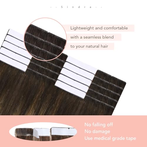 Image of Sindra Invisi Edge Tape in Extensions Human Hair