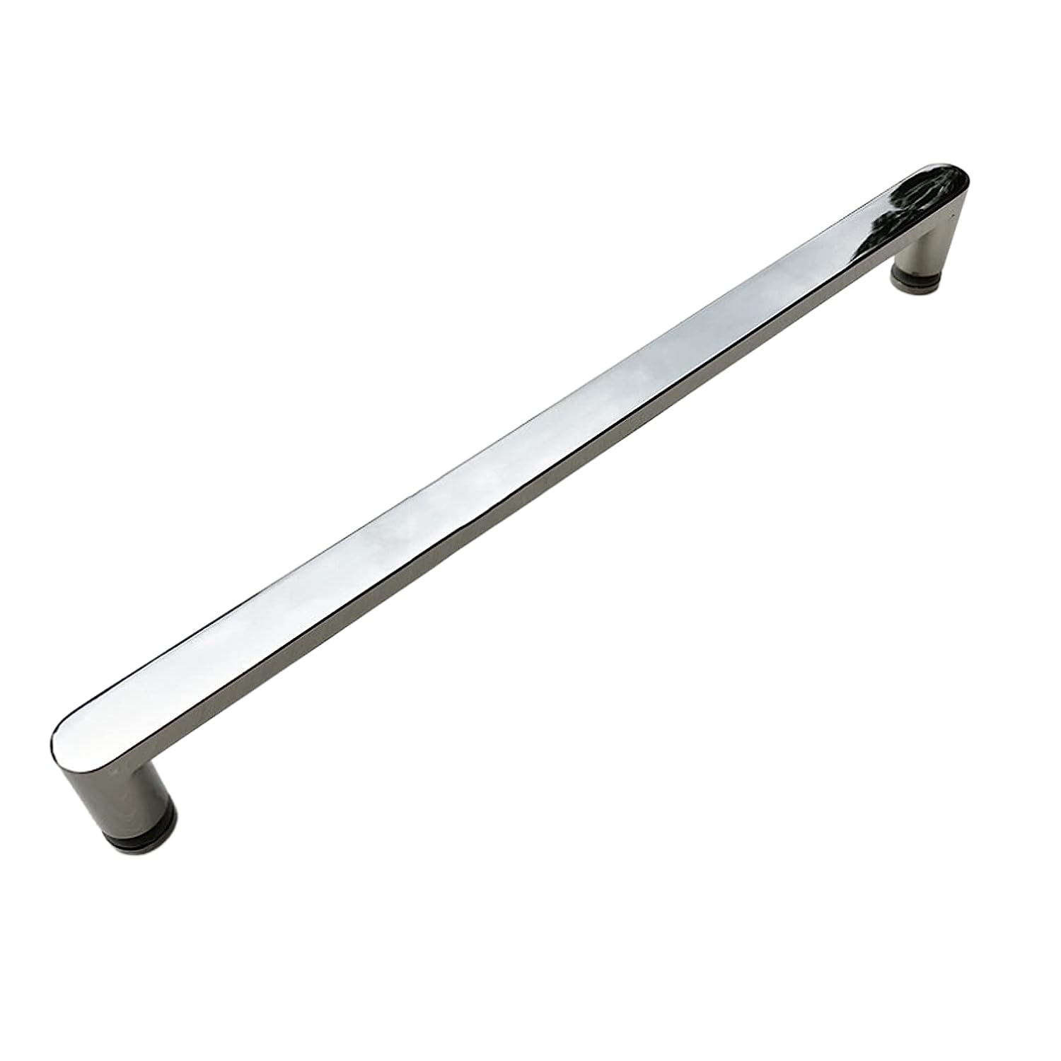 Poignée de porte en verre en acier inoxydable 304 pour salle de bain moderne