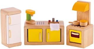 Hape E3453 Kitchen - Wooden Dolls House Accessories, Multicolor, 19.8 x 9.9 x 25.8 centimetres