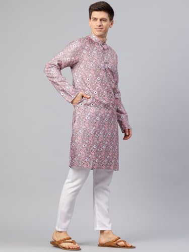 Image of Luxrio Kurta Set for Men Cotton Blend Kurta with Pyjama Set Ethnic Set