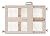 Safety 1st Pressure Mount Lift, Lock and Swing Gate, Fits Spaces between 28" and 42" Wide