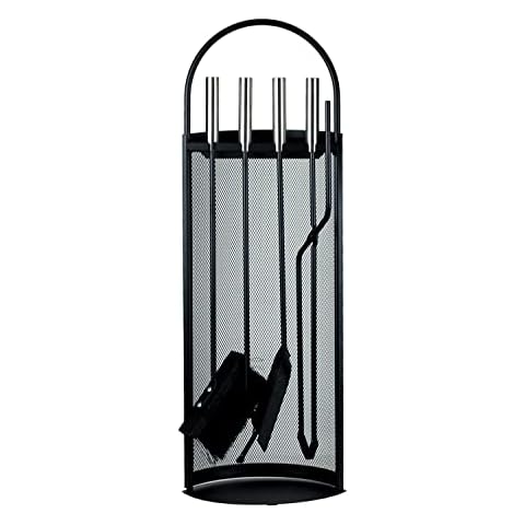 Comtempo Arc 4PC Contemporary Fireplace Tool Set Cover