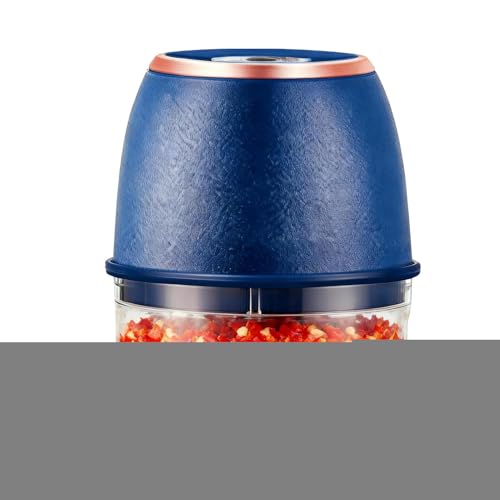 Picadora Mini Alimentaria - Motor Potente Recargable por USB, Picadora Eléctrica Para Ajo Y - Para Carne Jengibre Pimiento Verduras Frutas Preparación Comida Cocina Casa Camping
