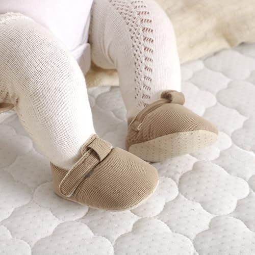 Baby Booties Newborn Baby Shoes Infant Warm Slippers Non-Skid Warm Corduroy Ankle Boots for Boy Girl Shower Gifts2
