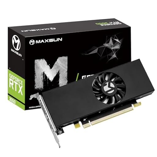 maxsun GeForce RTX 3050 LP 6GB Tarjetas gráficas GDDR6 Tarjeta gráfica de vídeo GPU De Bajo Perfilpara PC Gaming Mini Pequeño Factor De Forma SSF Design PCI Express 4.0, HDMI 2.1, DisplayPort 1.4a | Ya disponible en tu tienda friki favorita! En mundofriki.es!