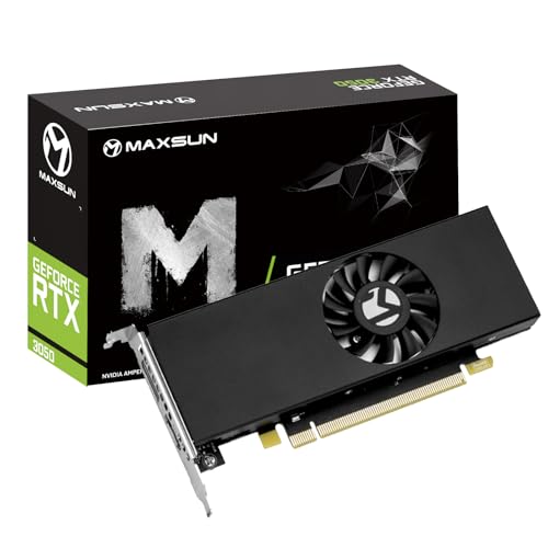 maxsun GeForce RTX 3050 LP 6GB Tarjetas gráficas GDDR6 Tarjeta