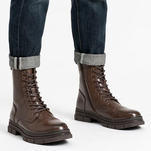 Image of Jousen Men's Boots Fashion Motorcycle Combat Boots