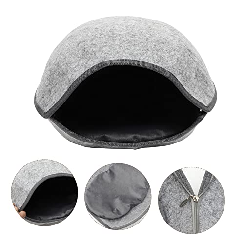 Balacoo 2 Pçs Confortável Cama Cinza Dobrável De Descanso Flexível Em Multifuncional Brincando Cães