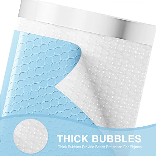 Image of Metronic Bubble Mailers 6x10 inch 50 Pack Self-Seal Padded Envelopes Light Blue | Usable Size 6x9 Waterproof Bubble Envelopes Packaging for Small Business, Opaque Bubble Mailer for Shipping, Mailing #0