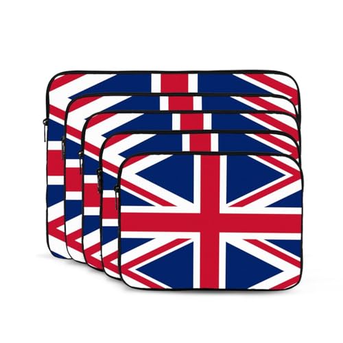 British Flag Laptop Sleeve Case 15 Inch Suitable For Notebook Computer Tablet Traveling Carrying Simple Case2