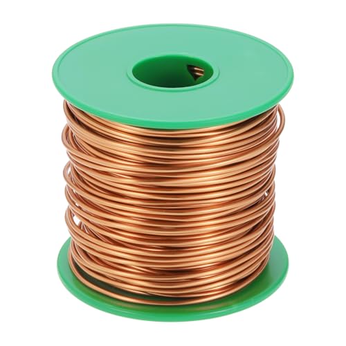 MECCANIXITY 18 AWG Magnet Wire, 18 Gauge Enameled Copper Wires 16 oz Magnetic Coil for Transformer Motor Electric, F Grade 311 Fahrenheit (155 Celsius), Copper Color
