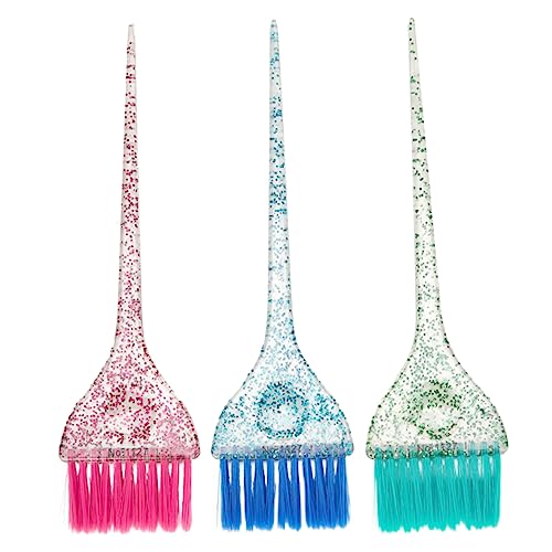 DEARMAMY 3 Piezas Cepillo Para Teñir El Cabello Destacar Cepillo De Color De Cabello Cerda Tintura Cepillo De Pelo Destacando Muriendo Tinte Para El Cabello Ordenador Personal