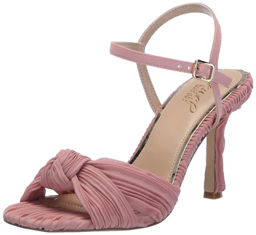 Image of Jewel Badgley Mischka Hydee Pleated Stiletto Sandal