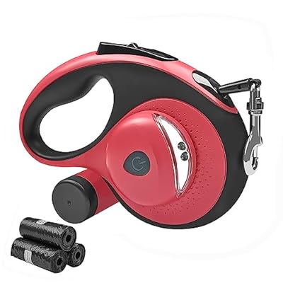 Retractable Dog Leash with Light