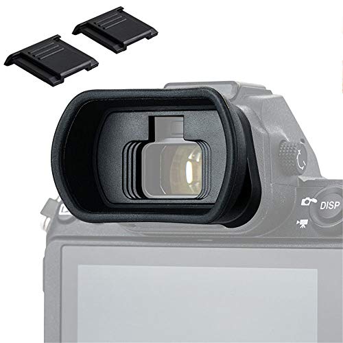 Soft Silicone Camera Viewfinder Eyepiece Eye Cup and 2 Hot Shoe Cover