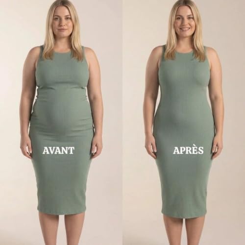 Culotte Post Partum Compression 360°, Woman Gainante Croisée Culotte Post-Partum Lot de 5, Tailles S-3XL, Bande croisée 360°, Coton Respirant, Taille Haute, Effet lissant, sans Couture, Invisible，XL – vue 2