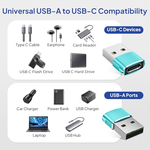 Image of Elebase for Apple Watch Ultra 3 Adapter,USB to USB C Adaptor 4 Pack,Type C Female to A Male Charger Converter for iWatch Series 8 7,iPhone 17 16 15 14 Pro Plus Max,Airpods 4,iPad 9 10 Air 5 Mini 6 7 8