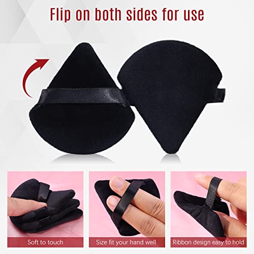 image for Foonbe Triangle Makeup Sponge, Soft Triangle Makeup Sponge Beauty Set,